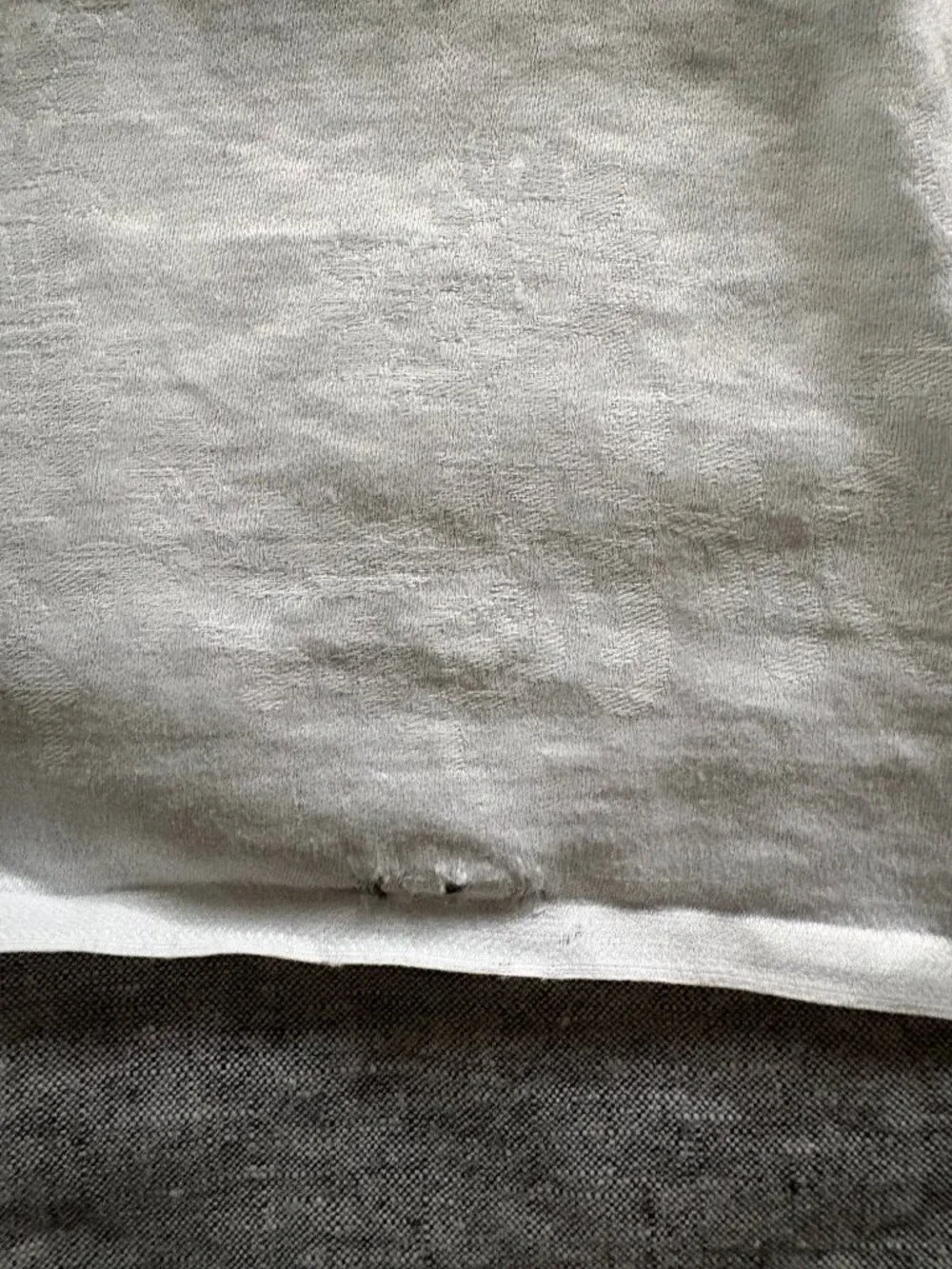 Antique Linen Damaslk Floral Pattern Napkins set of 10